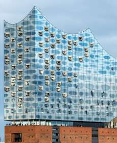 Concert Hall in HafenCity in Hamburg, Germany