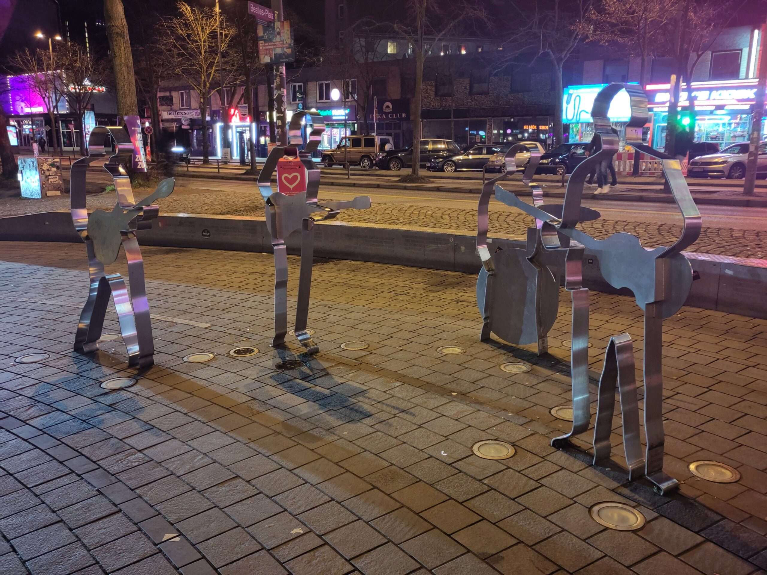 Beatles Square in Hamburg, Germany