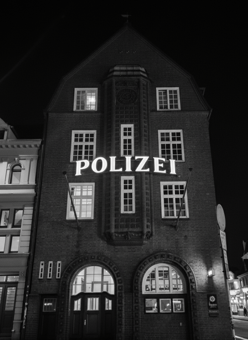 The David Watch police station in Hamburg, Germany