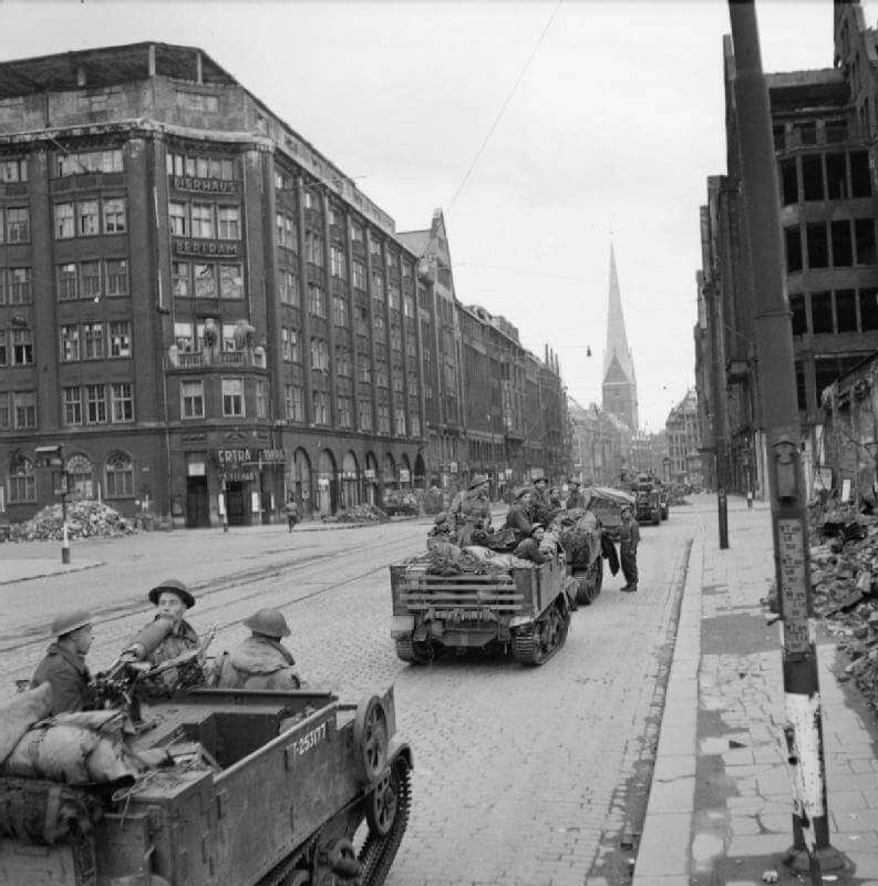 the liberation of Hamburg from the Nazis