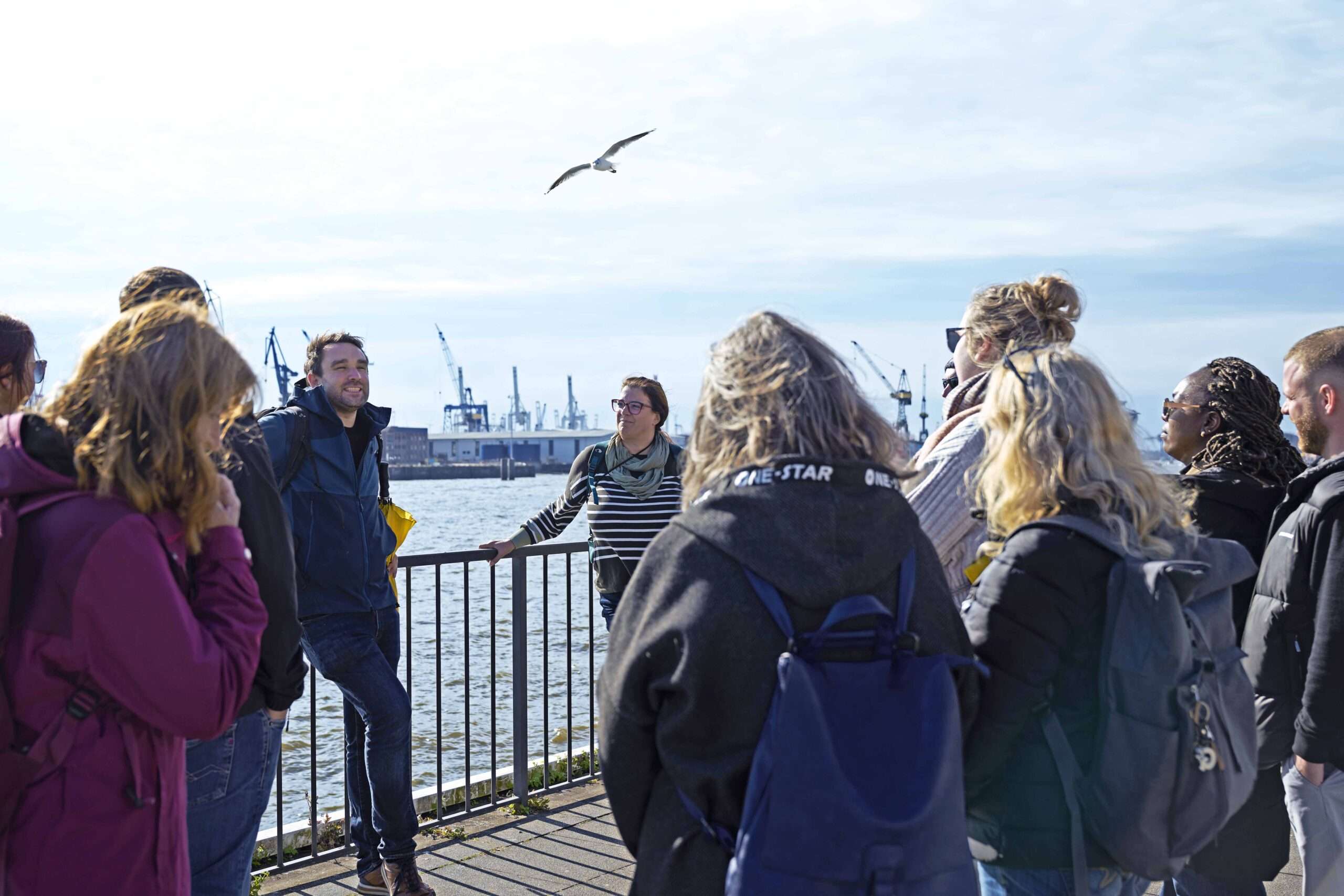 a private walking tour in Hamburg, Germany